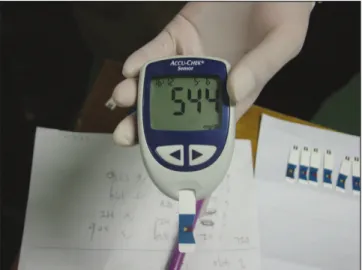 Fig. 1. Blood sugar level test.