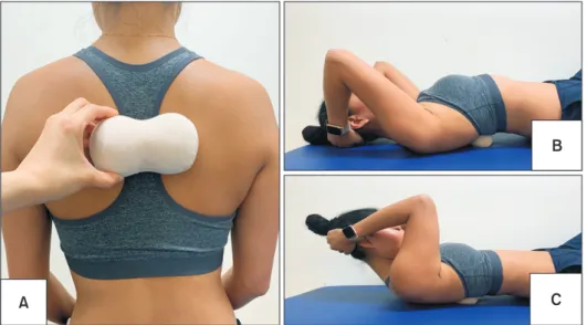 Figure 2. Thoracic spine self-mobilization exercise tool.
