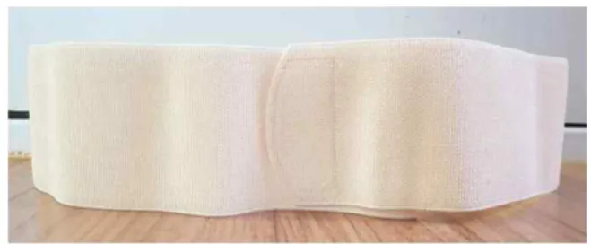 Figure  1.  Elastic pelvic belt (SFD20FT, Needs Co., Japan).