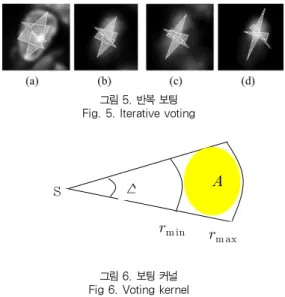 그림 6. 보팅 커널 Fig 6. Voting kernel
