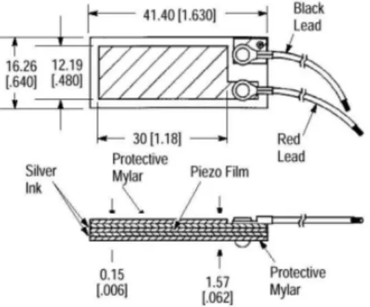 Fig. 1  Structure of a Piezo film 7)