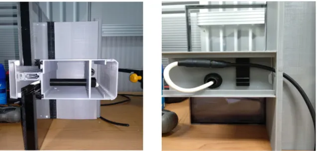 Fig. 10  Flange-mounted 3D printing model 3. 단열 및 결로 성능 예측 3.1 BIPV 프레임의 선정 본 연구에서 선정한 Fig