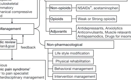 Figure 2. Management Algorithm of chronic pain [1, 2].