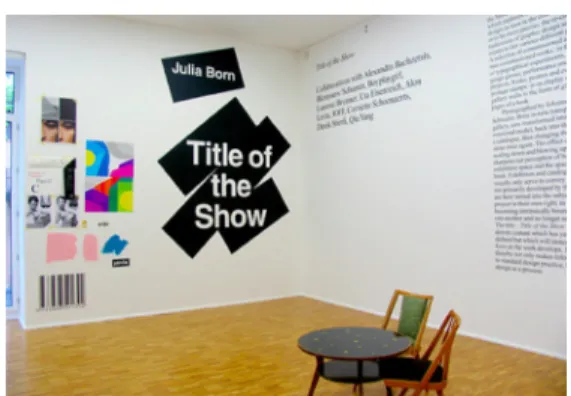 그림  14.  〈Title  of  the  Show〉  전시  전경