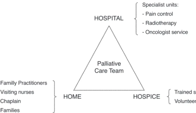 Figure 1. The network of hospice &amp; palliative care.    