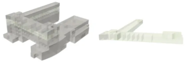 Fig. 5. Study area of the experimental implementation We conduct the experimental implementation using ESRI  ArcScene, a commercial application capable of executing  spatial analysis tools from the fundamental ArcMap while  still enabling 3D visualization