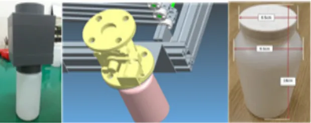 Fig. 10. Vertical moving distance according to horizontal moving distanceFig. 7. Opening and closing device using mechanical pneumatic valve