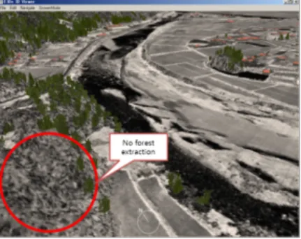 Table 5. Comparative analysis of extracting using low  density and high density LiDAR data
