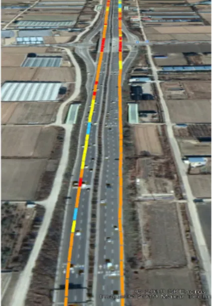 Fig.  5.  Visualization  of  pavement  condition  rating