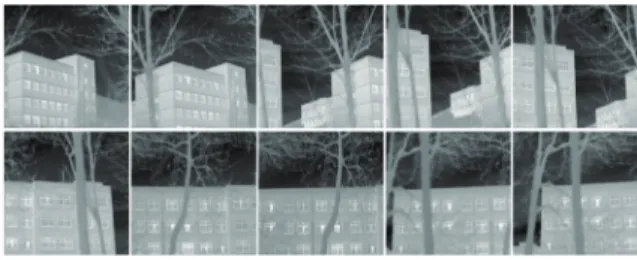 Fig. 15. All the images from the thermal videoFig. 14. Comparison of cost time between algorithms