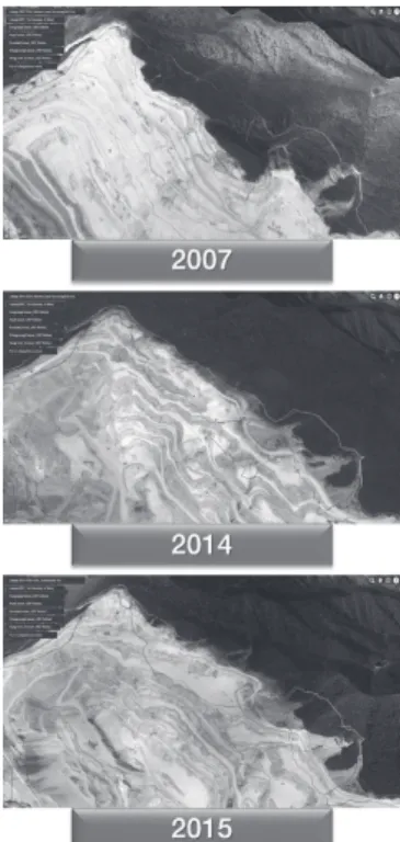 Fig. 18. Change detection of ecological restoring area using  monitoring system