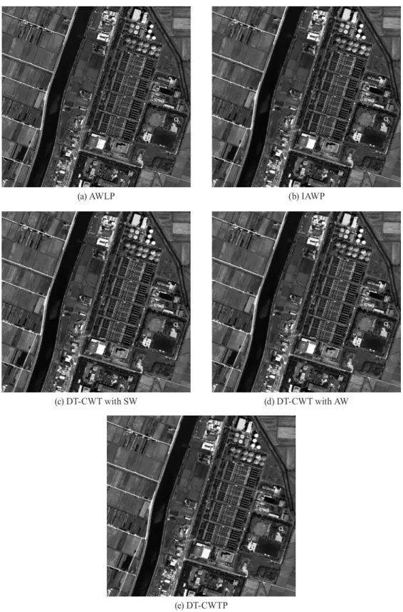 Fig. 4. Fused images comparison