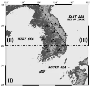 Fig. 1. Location map of GPS permanent stations