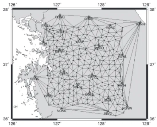 Fig. 3. Network map for QOCA process