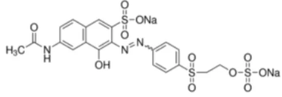 Fig.  1.  Structure  of  reactive  orange  16.