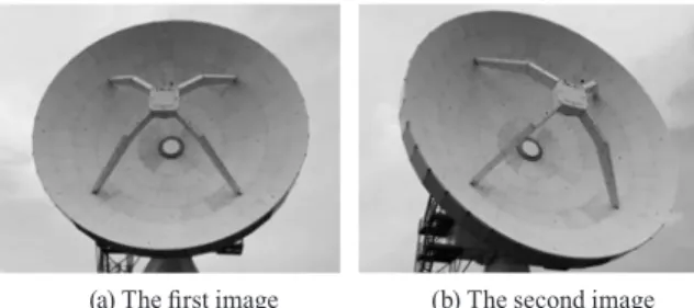 Fig. 5. Target labeling for control point surveying and  acquisition of image coordinates