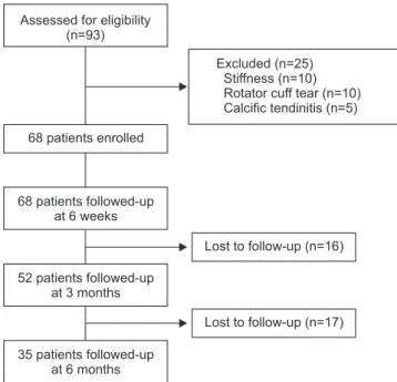 Fig. 1. Flowchart showing the study protocol according to Consolidated Stan- Stan-dards of Reporting Trials criteria.