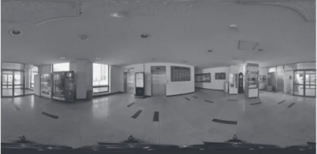 Fig. 4. Example of indoor Omni-Directional Image