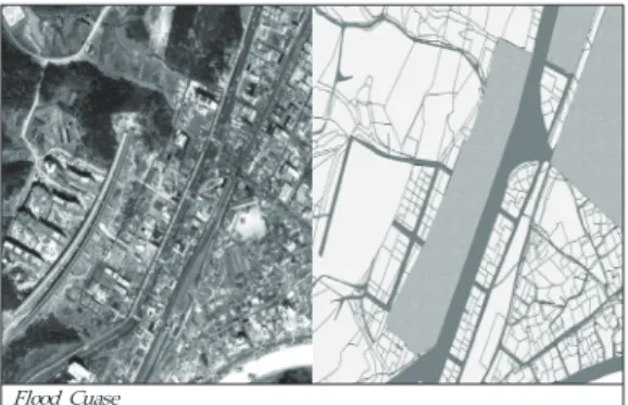 Fig. 3. Rainwater ﬂooding (Areas with the same ﬂooding depth)