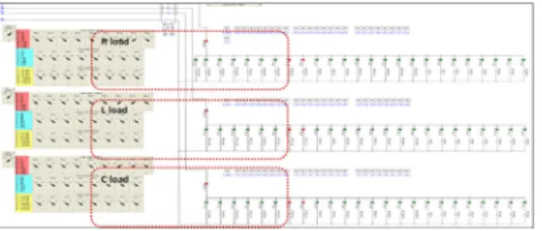 Fig.  9.  Modeling  of  entire  distribution  system   Fig.  7.  Modeling  of  customer  load