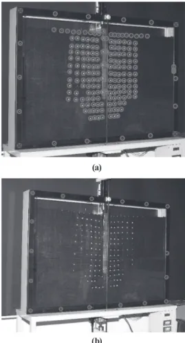 Figure 6. Automatic identification of control points  (a) after image segmentation. circle-candidates, 