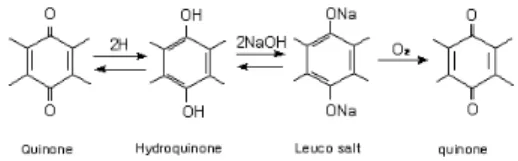 Fig.  1.  Dyeing  mechanism  of  vat  dye