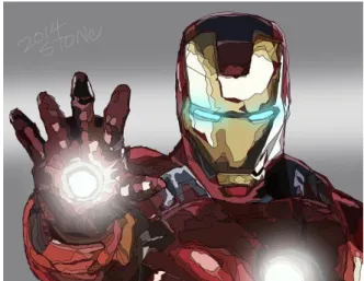 Fig. 1. Iron Man sketch, Daniel STONe, 2014 Received : Jan. 27. 2013; Reviewed : Feb. 14