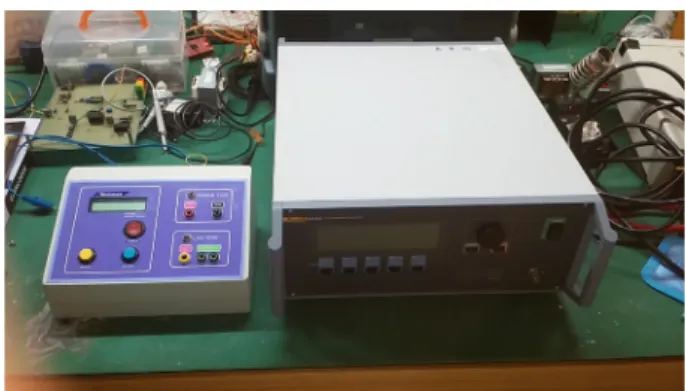 Fig. 6. The PW100 and QA-ES II used in the performance comparison experiment.
