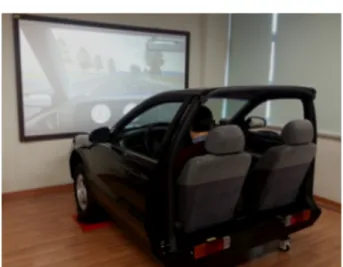 Fig. 1. Virtual driving simulator.