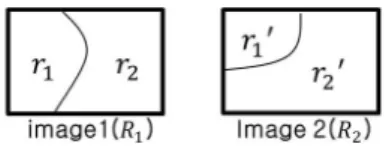 Fig. 12. Example of two segmented images 