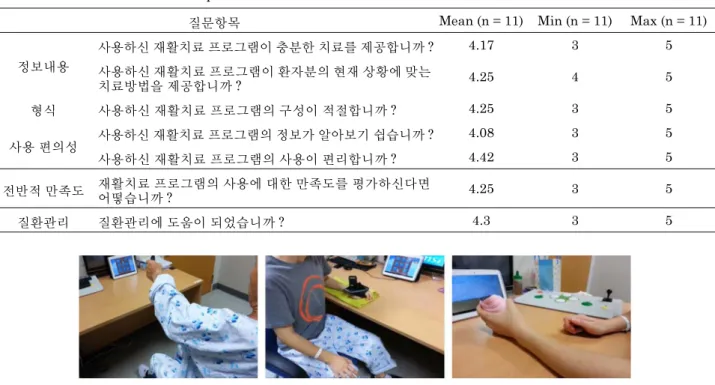 Fig. 3. The scene for a training with mobile rehabilitation.