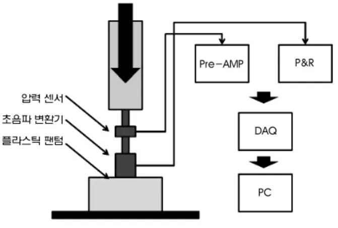Fig. 2. The blocks of the ultrasound elasticity measurement system