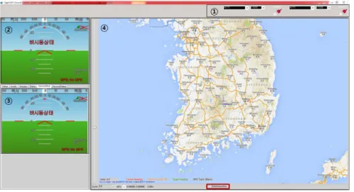 그림  7.  지상제어  소프트웨어  GUI Fig.  7  GUI  of  ground  control  software