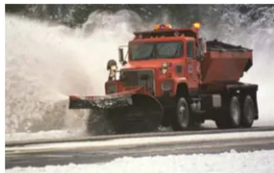 Fig.  1.  CALTRAN’s  snowplow  vehicle