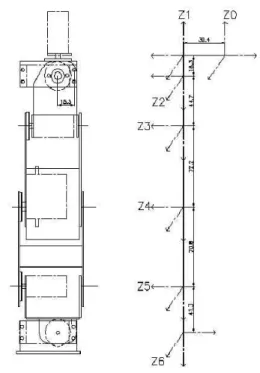 그림 3. Auto CAD 를 이용한 기구부 설계 Fig. 3. Design of mechanical part using Auto CAD