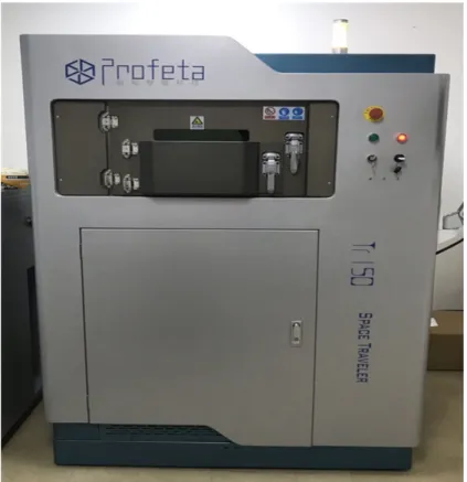 Fig. 2. SLS 3D printer. SLS 3D printer for making metal frameworks.