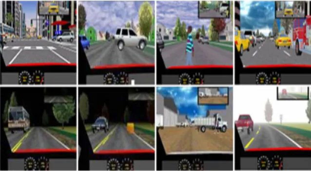 Figure 5. Driving map using STISIM software 