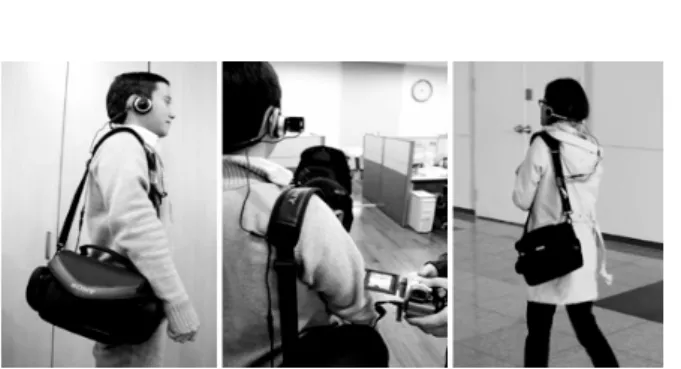 Figure 3. The device for recording eye gaze data 