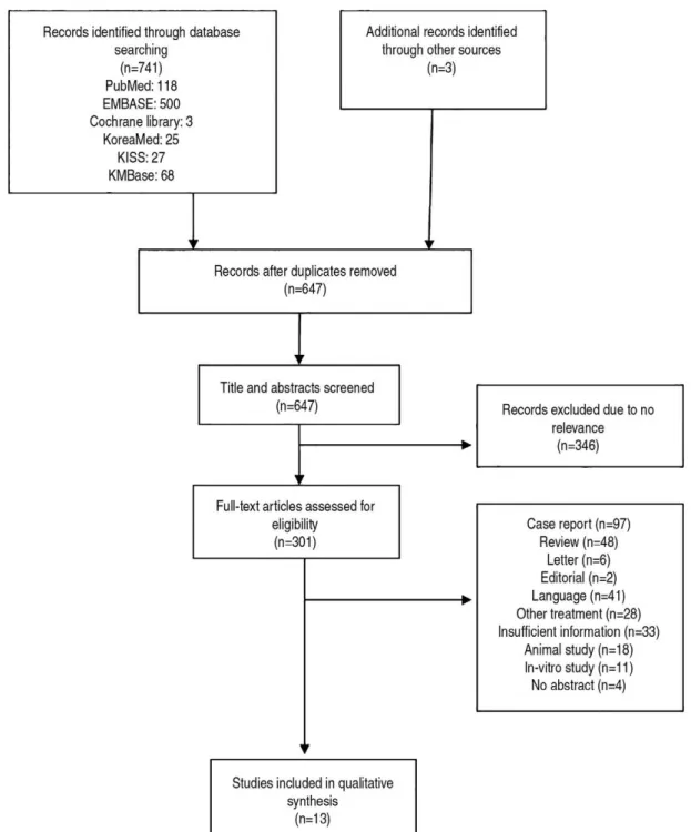 Fig. 1. Flow diagram according to PRISMA format.