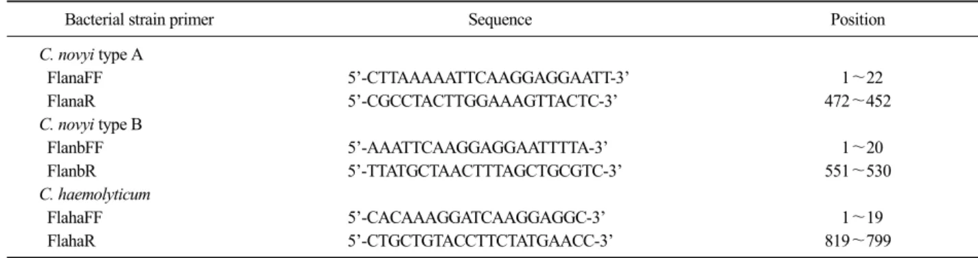 Table 1. Primer information used in the study