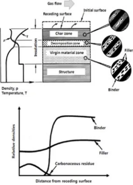 Fig.  1  Model  of  Ablative  Insulation 