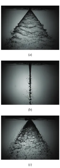 Fig. 9 Spray  angle  of  inner  single  injection  and  co-injection.