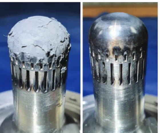 Fig.  17  Before(left)  and  after(right)  cleaning  the  C.