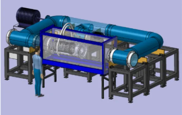 Fig.  2  A  Water  tunnel  for  simulation  internal  flow  of  SRM.