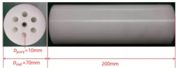 Fig.  3 Geometrical  configuration  of  multiport  HDPE  grain.