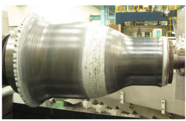 Fig.  8  Spinning  product  of  nozzle  throat  part  of  large-scale  thrust  chamber  by  KARI.