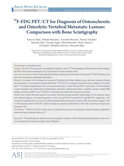 상단 PDF Imaging Findings of Various Calvarial Bone Lesions with a Focus ...