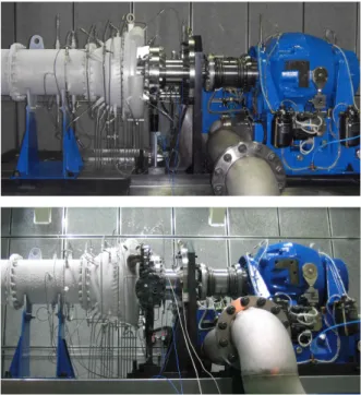 Fig. 7 Turbine test facility schematics