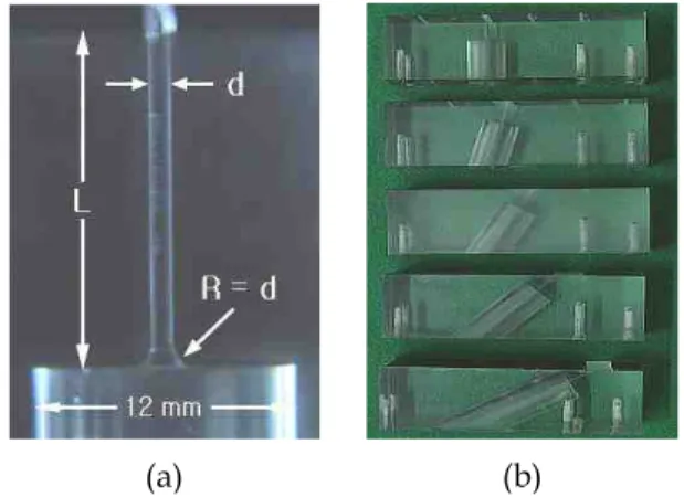 Fig. 1 Injector Shape; (a) round-edge orifice [  