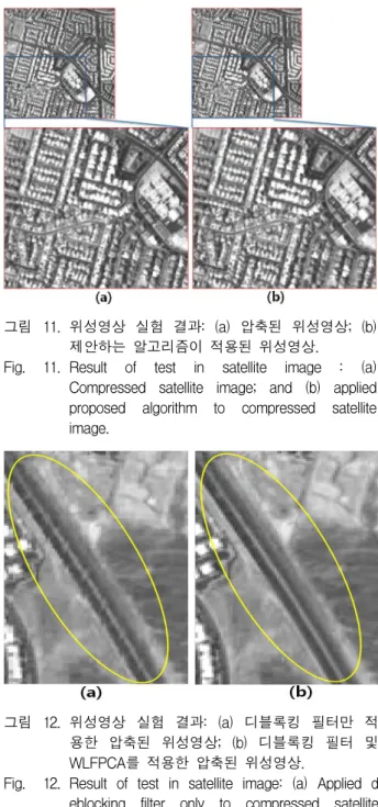 Fig. 10. Result of test in satellite image :